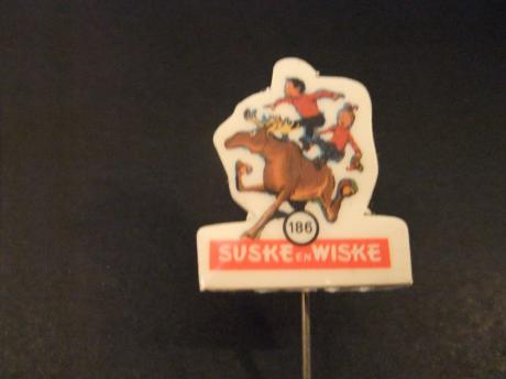 Suske en Wiske stripboek ( De rosse reus) 186